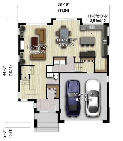 House Plan House Plan #28217 Drawing 1