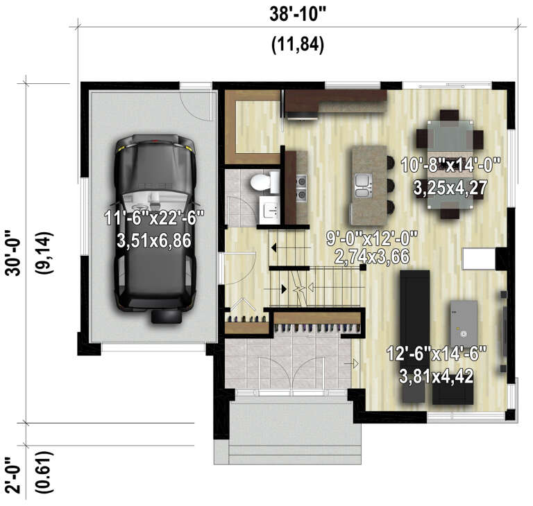 House Plan House Plan #28220 Drawing 1