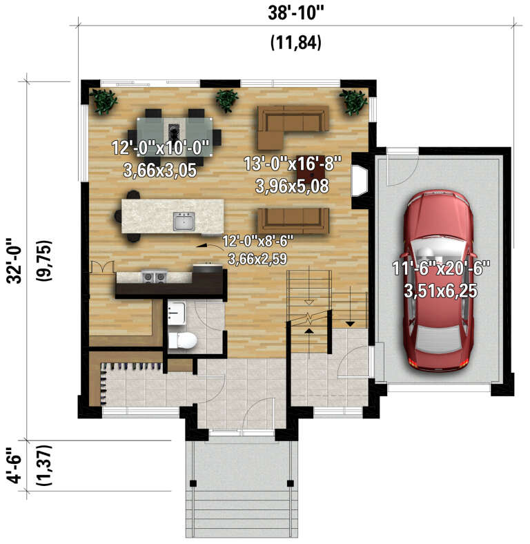 House Plan House Plan #28221 Drawing 1
