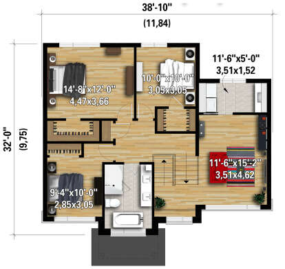 House Plan House Plan #28221 Drawing 2