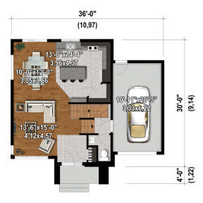 Main Floor  for House Plan #6146-00529