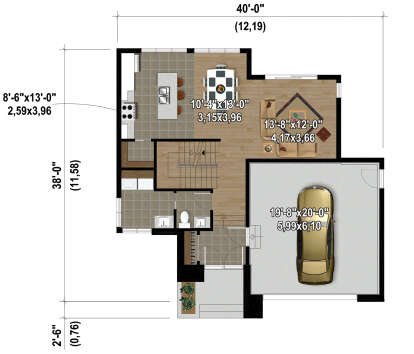 House Plan House Plan #28224 Drawing 1