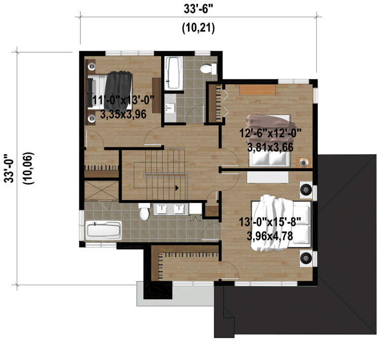 House Plan House Plan #28224 Drawing 2