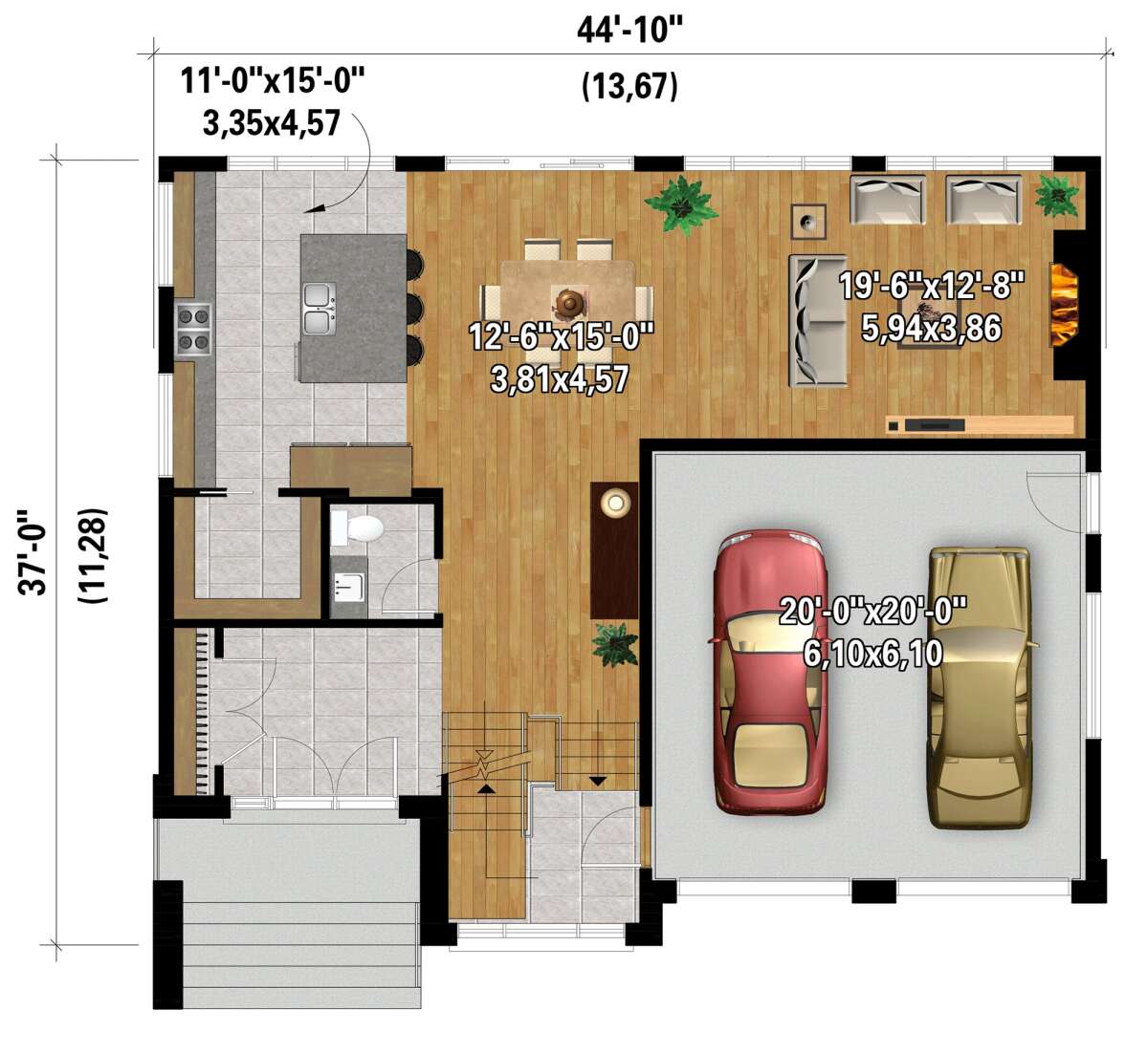 Main Floor  for House Plan #6146-00532
