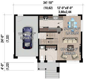 Main Floor  for House Plan #6146-00533