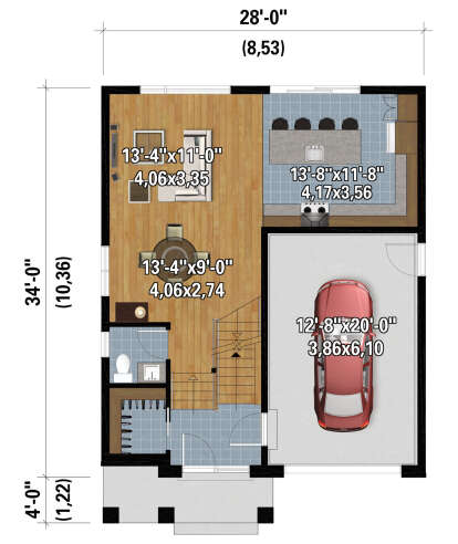 House Plan House Plan #28228 Drawing 1