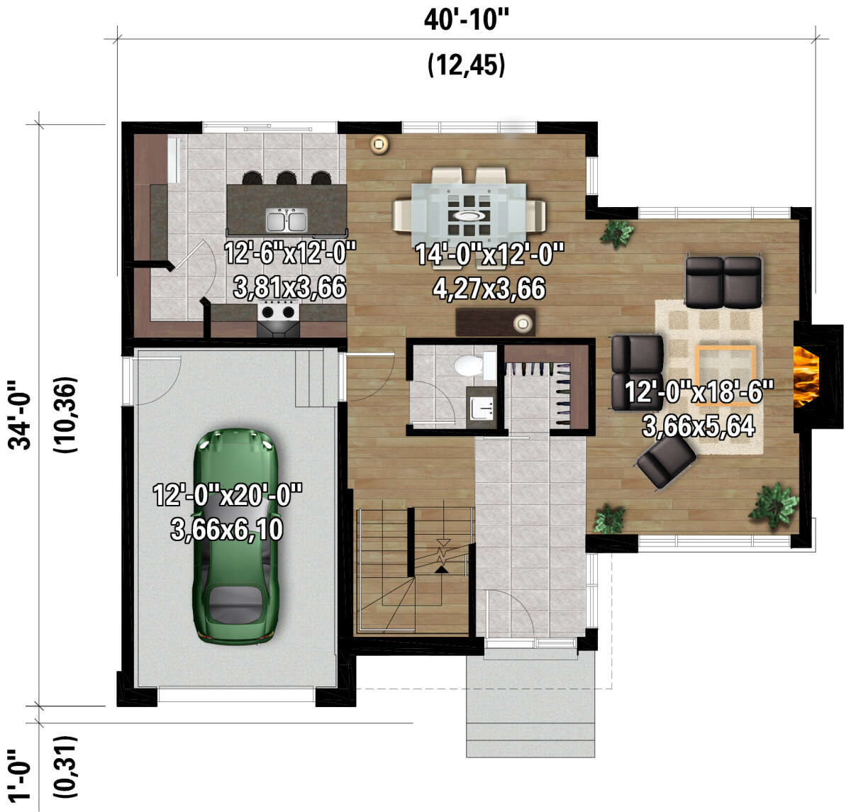 Main Floor  for House Plan #6146-00535