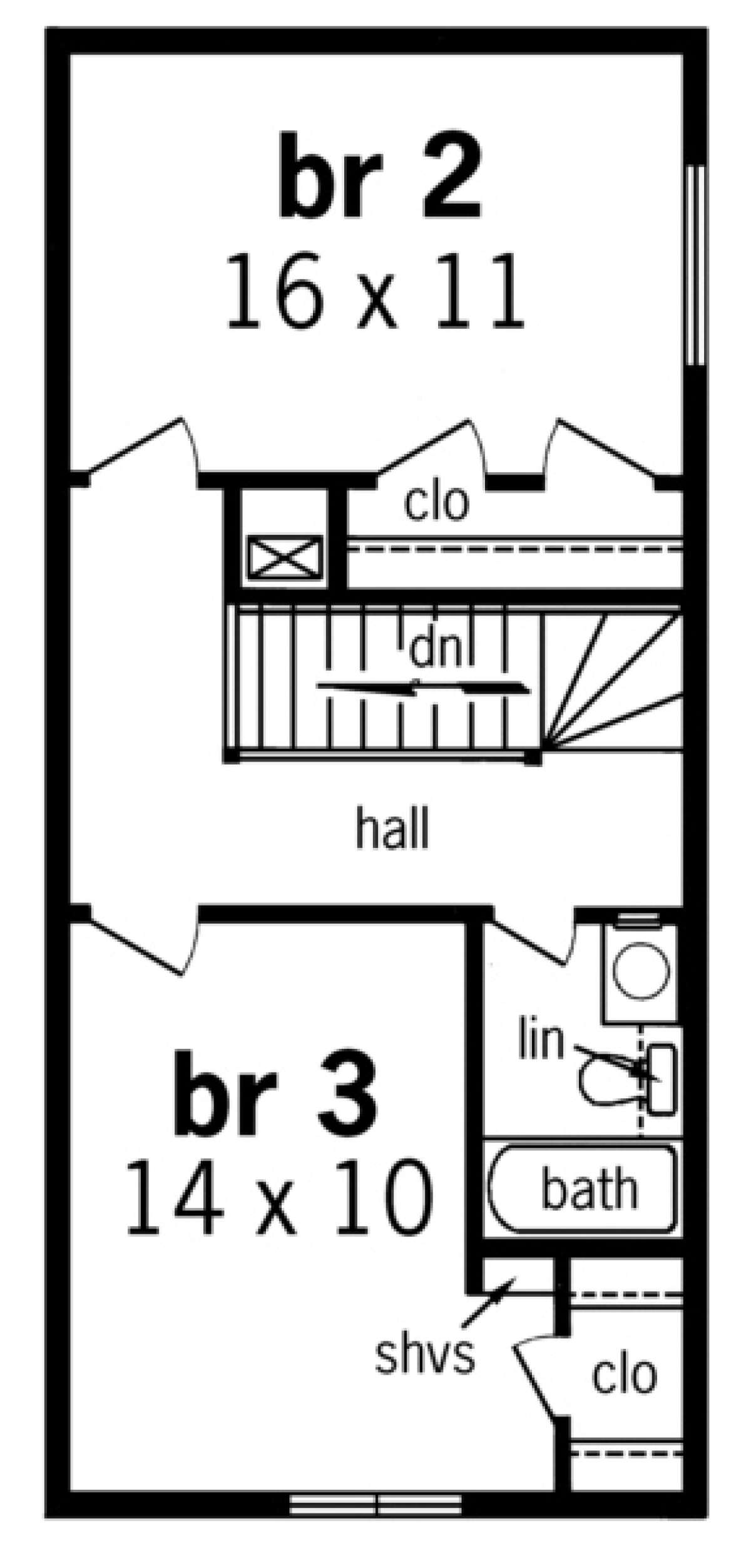 Floorplan 2 for House Plan #048-00224