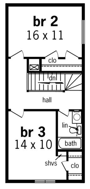 Floorplan 2 for House Plan #048-00224