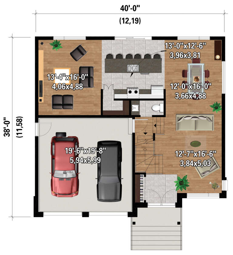 House Plan House Plan #28230 Drawing 1