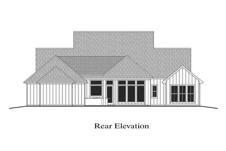 Modern Farmhouse House Plan #7516-00069 Elevation Photo