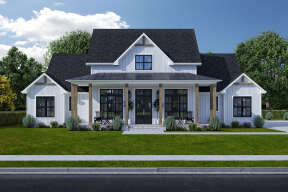 Modern Farmhouse House Plan #7516-00069 Elevation Photo