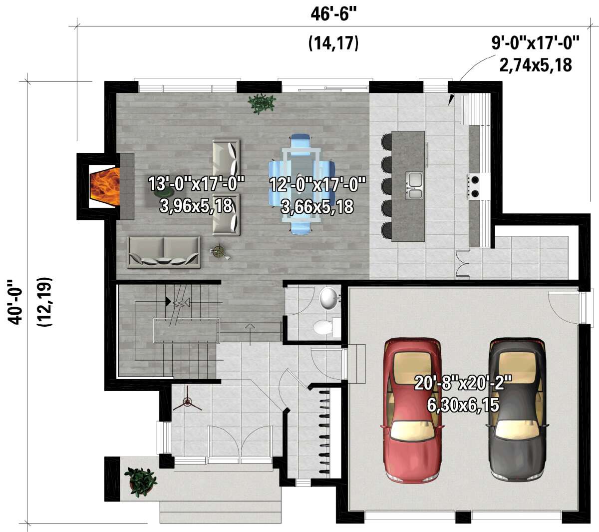 Main Floor  for House Plan #6146-00539