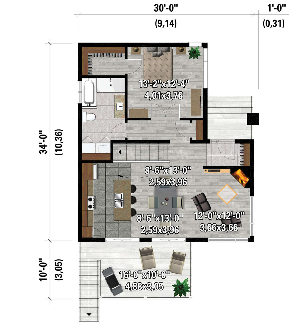 Main Floor  for House Plan #6146-00540