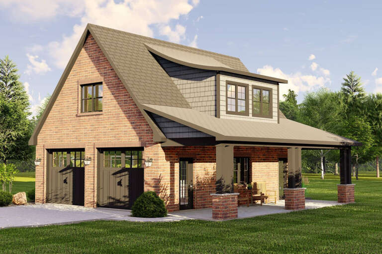 Craftsman House Plan #5032-00193 Elevation Photo