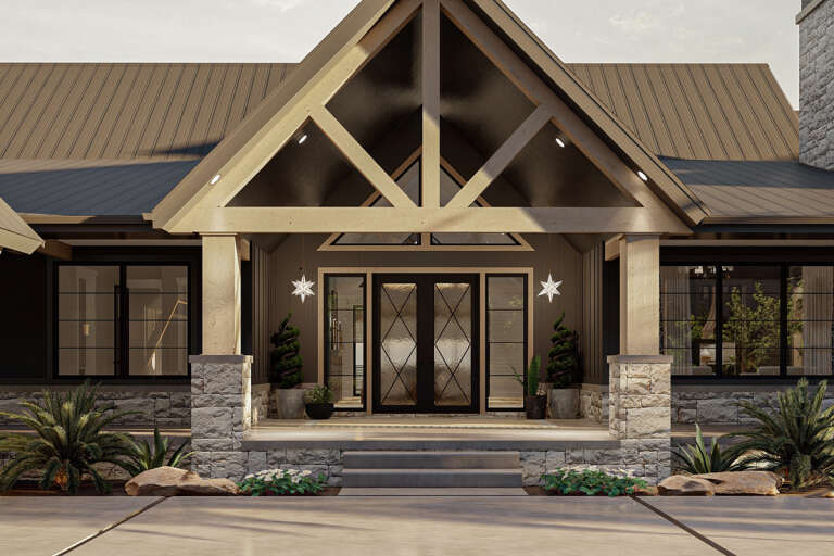 Craftsman House Plan #963-00713 Elevation Photo