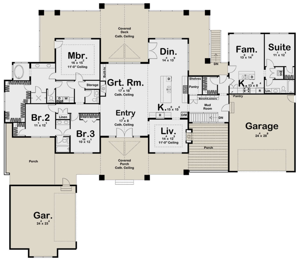 Main Floor  for House Plan #963-00713