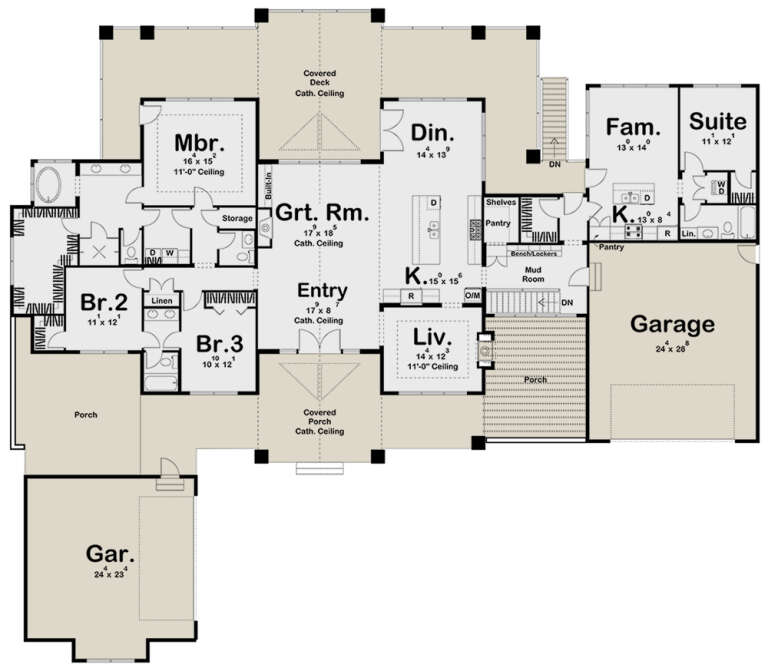 House Plan House Plan #28238 Drawing 1