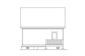 Bungalow House Plan #009-00121 Elevation Photo