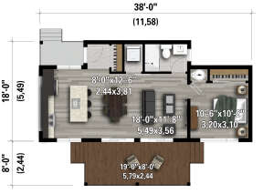 Main Floor  for House Plan #6146-00544