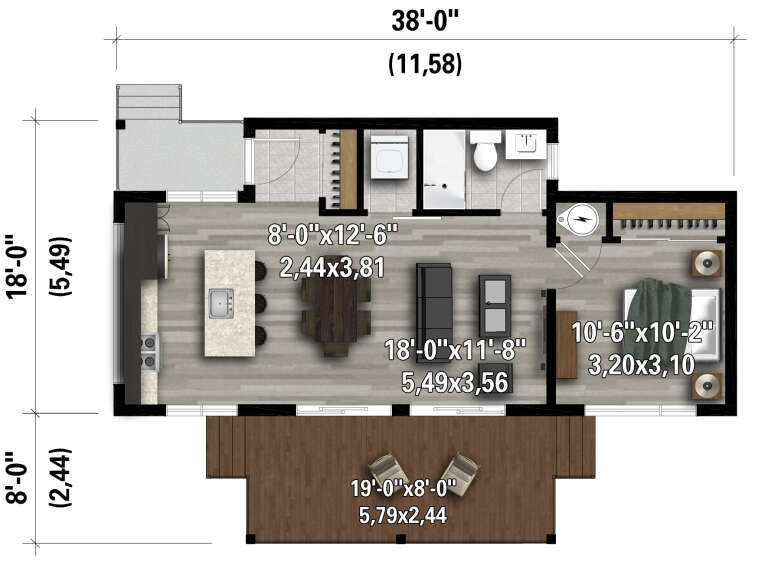 House Plan House Plan #28241 Drawing 1