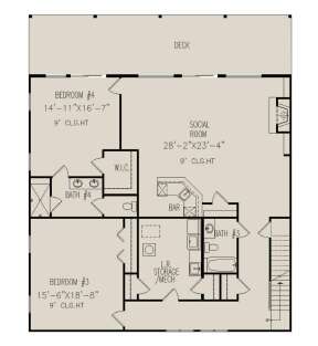 Basement for House Plan #699-00348