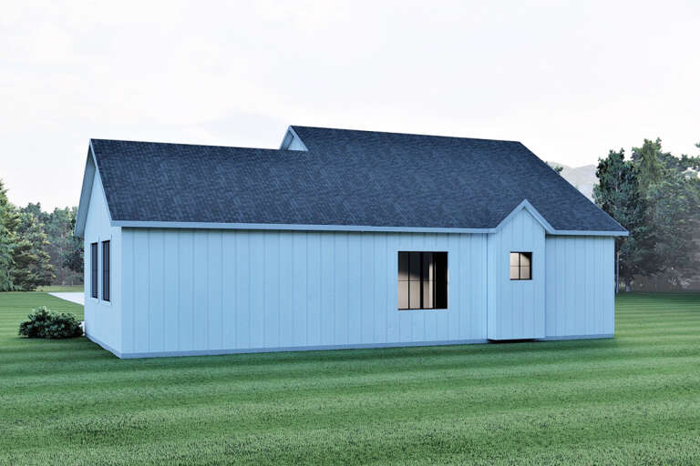 Modern Farmhouse House Plan #6422-00020 Elevation Photo