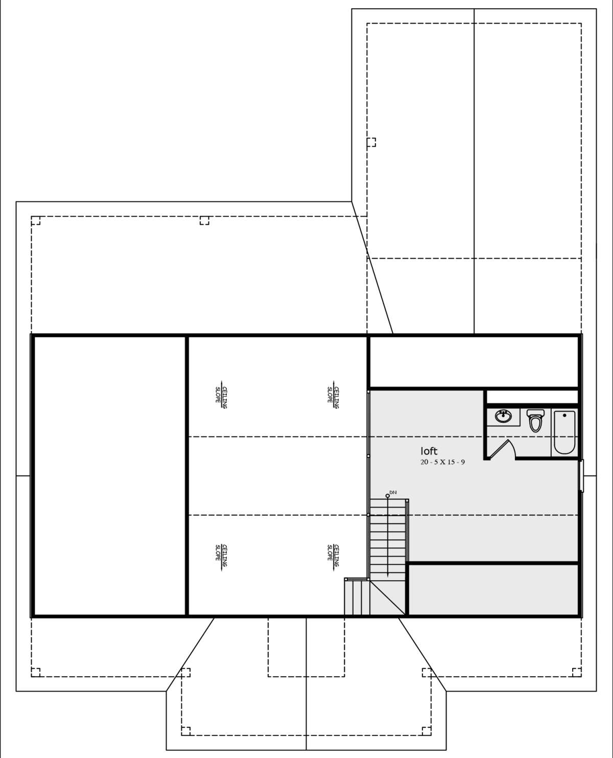 Loft for House Plan #7174-00005
