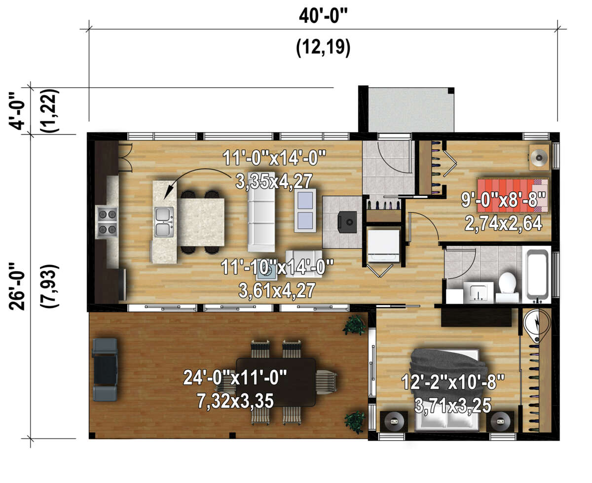 Main Floor  for House Plan #6146-00546