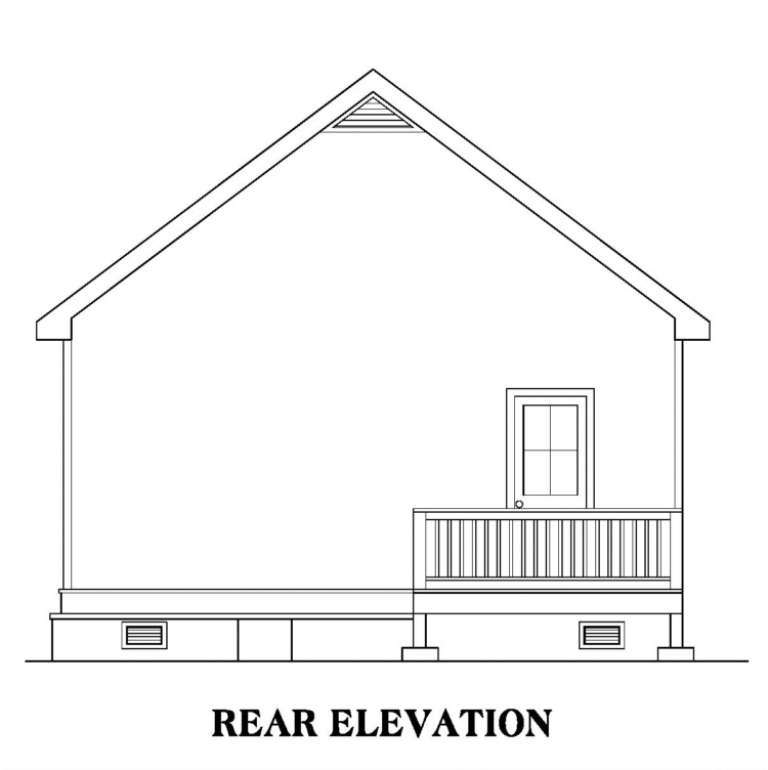 Traditional House Plan #009-00122 Elevation Photo