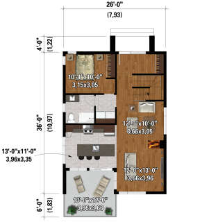 Main Floor  for House Plan #6146-00548
