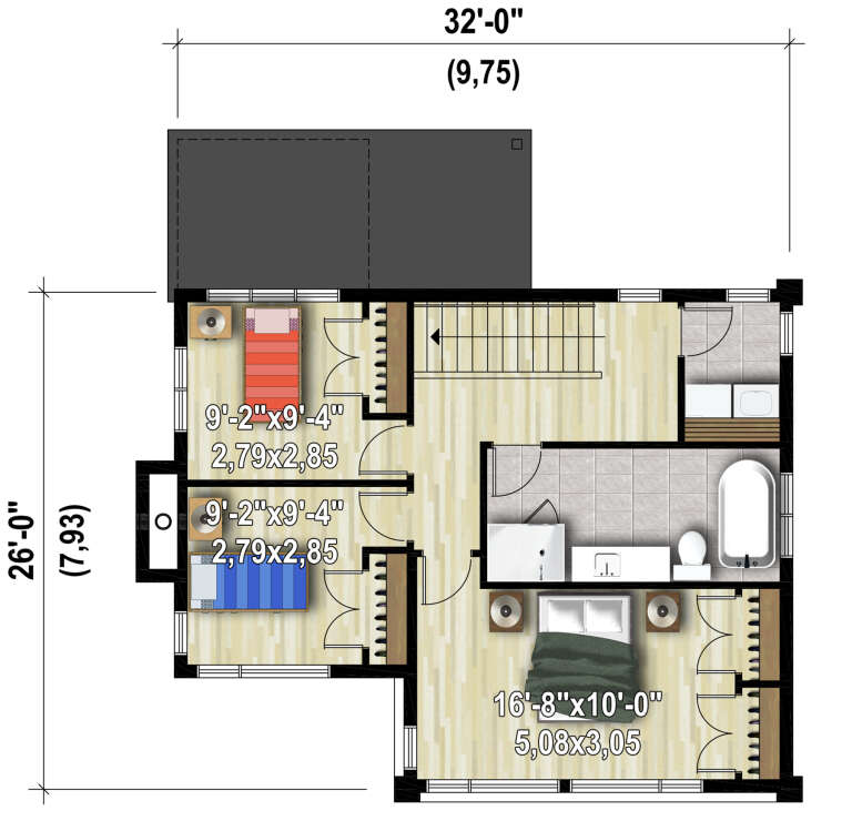 House Plan House Plan #28252 Drawing 2