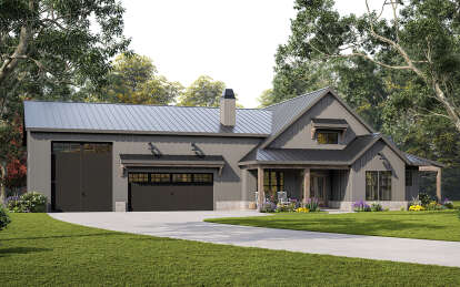 House Plan House Plan #28253 Angled Front Elevation
