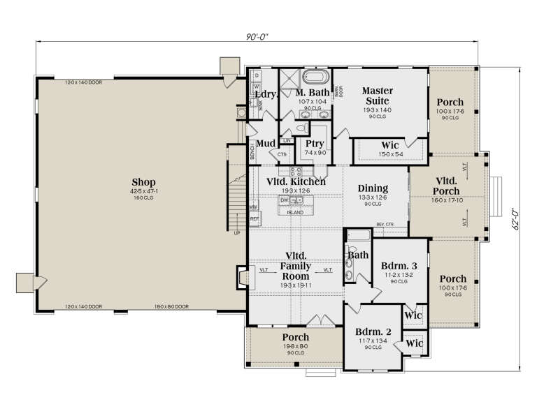 House Plan House Plan #28253 Drawing 1