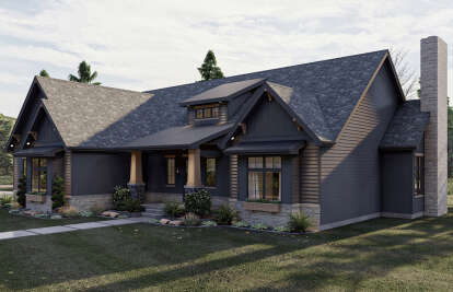 Craftsman House Plan #963-00714 Elevation Photo