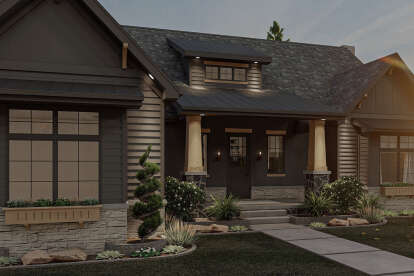 Craftsman House Plan #963-00714 Elevation Photo