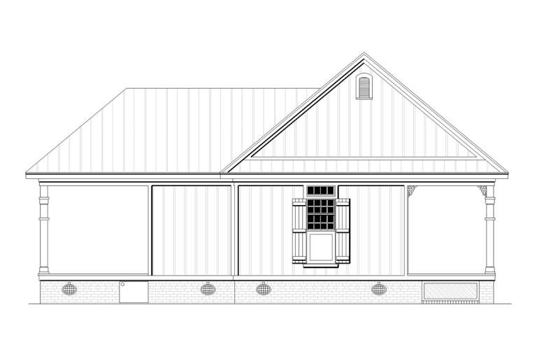 Cottage House Plan #048-00288 Elevation Photo