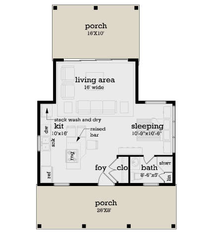 Main Floor  for House Plan #048-00288