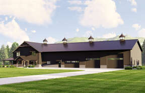 Barn House Plan #5032-00194 Elevation Photo