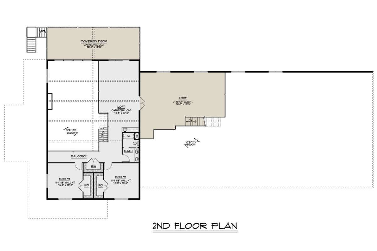 Second Floor for House Plan #5032-00194
