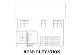 French Country House Plan #009-00123 Elevation Photo