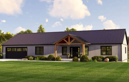 Barn House Plan #5032-00196 Elevation Photo