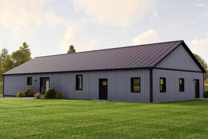 Barn House Plan #5032-00196 Elevation Photo