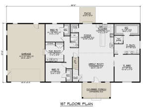 Main Floor  for House Plan #5032-00196