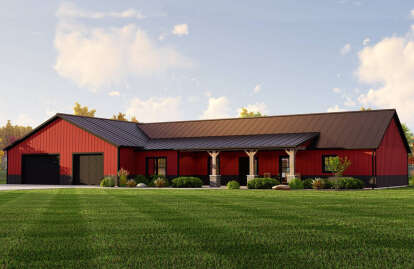 Barn House Plan #5032-00197 Elevation Photo