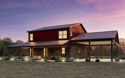 Barn House Plan #5032-00198 Elevation Photo
