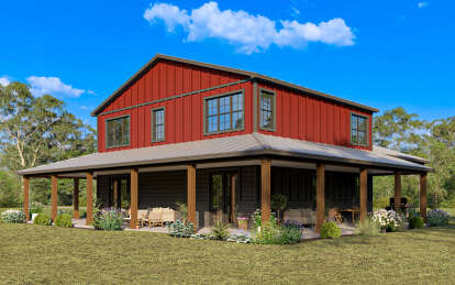 Barn House Plan #5032-00198 Elevation Photo