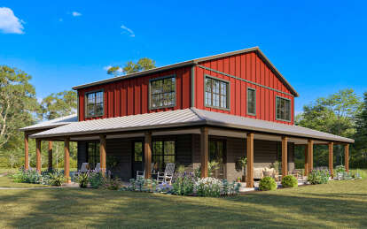 Barn House Plan #5032-00198 Elevation Photo
