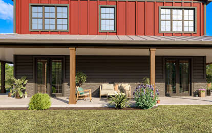 Barn House Plan #5032-00198 Elevation Photo