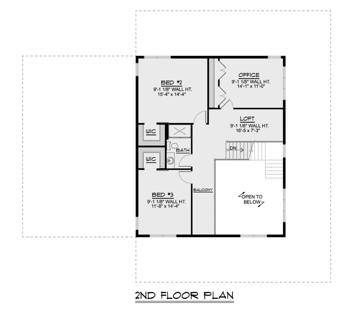 Second Floor for House Plan #5032-00198